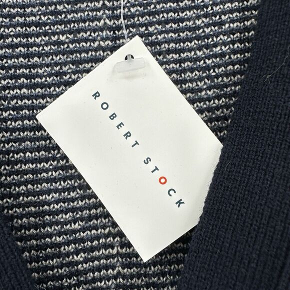 Robert Stock Mens Knit Sweater Vest L Preppy Retro Grandpacore Eclectic Grandpa - Picture 8 of 10